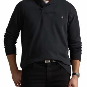Polo Ralph Lauren Shawl Neck Sweater Black 3XLT Big & Tall